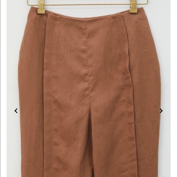 ACNE STUDIOS PAULINE LINEN TROUSERS SIZE FR 34 - Picture 3 of 3